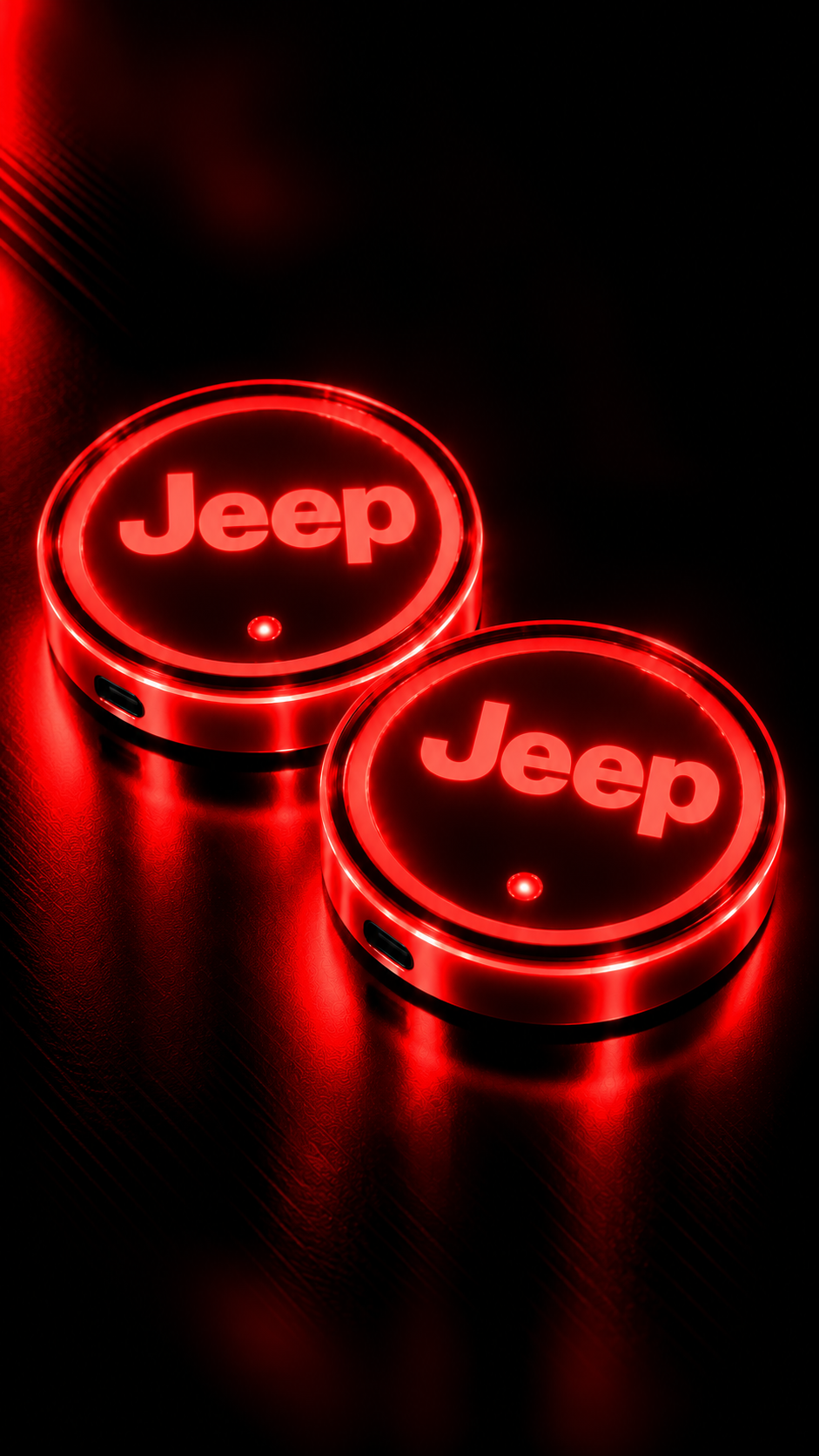Jeep (2) - Posavasos LED Premium