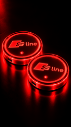 Audi S Line (2) - Posavasos LED Premium