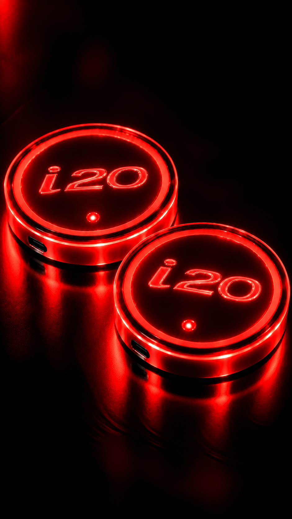 Hyundai i20 (2) - Posavasos LED Premium