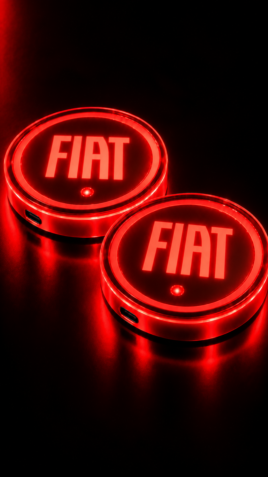 Fiat (2) - Posavasos LED Premium
