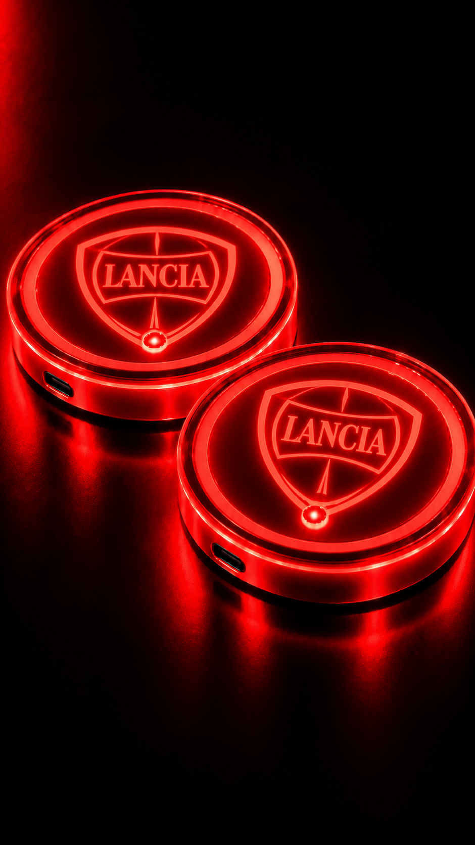 Lancia (2) - Posavasos LED Premium